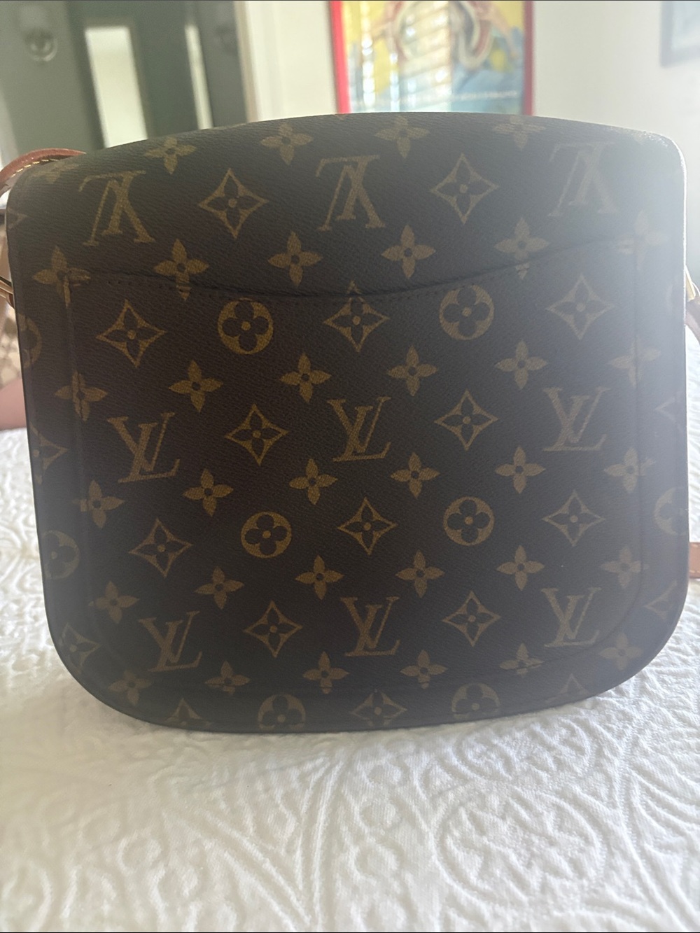 Louis Vuitton Monogram Crossbody in Brown and Tan with Gold Hardware - Picture 3 of 10